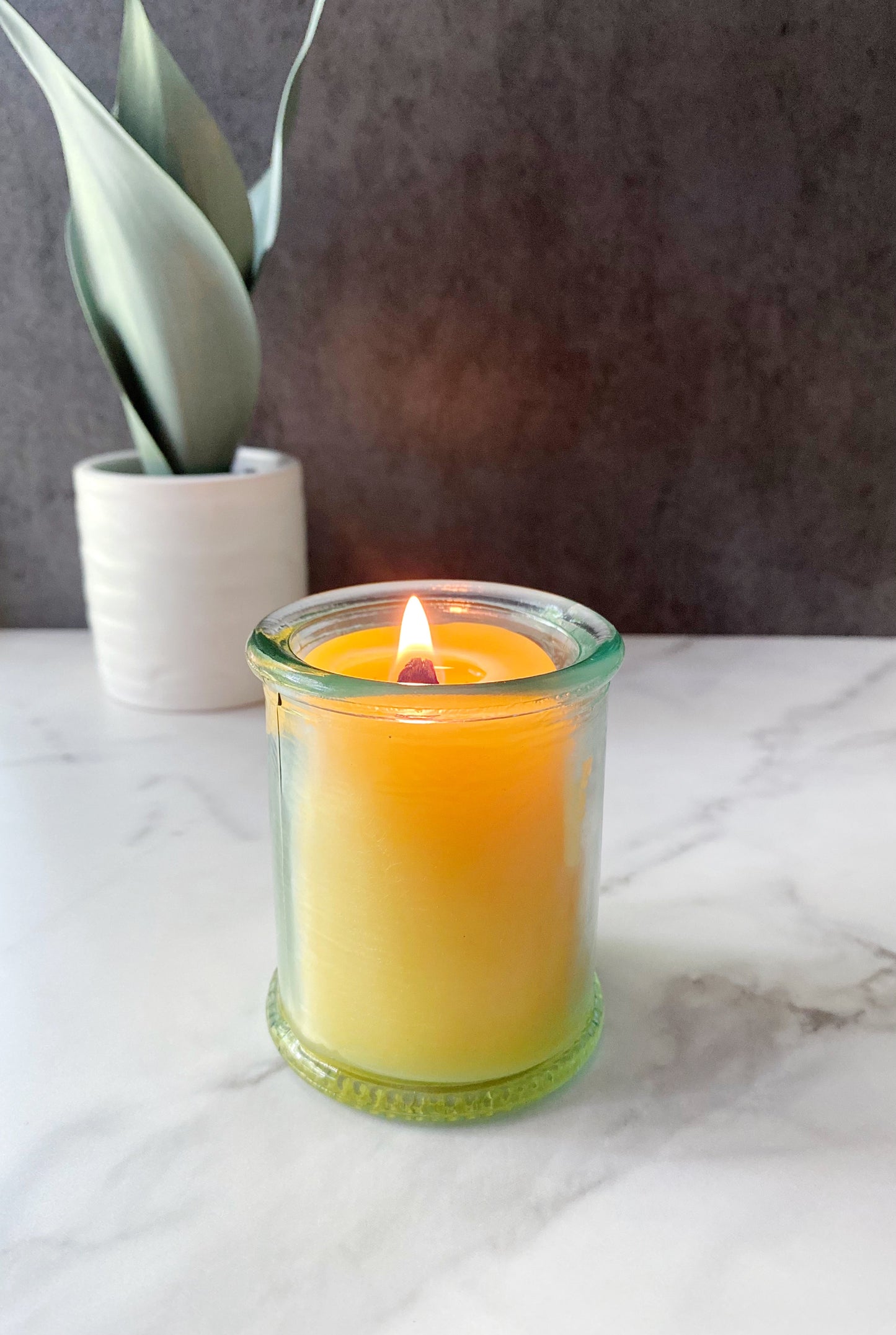 4 oz Pure Beeswax Candle