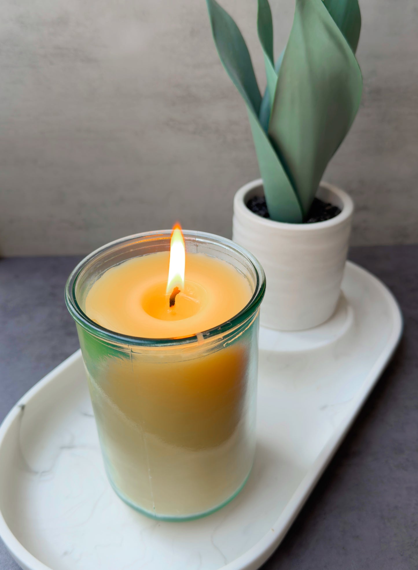 13 oz Pure Beeswax Candle